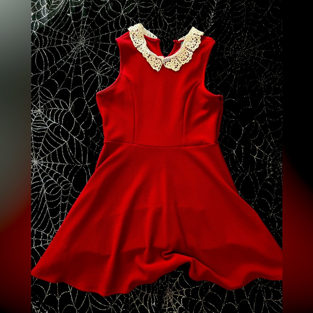 Cute red sleeveless dress with tags still on..